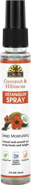 Okay Pure Naturals Entwirrungsspray Kokosnuss und Hibiskus, 59 ml - Bild 1