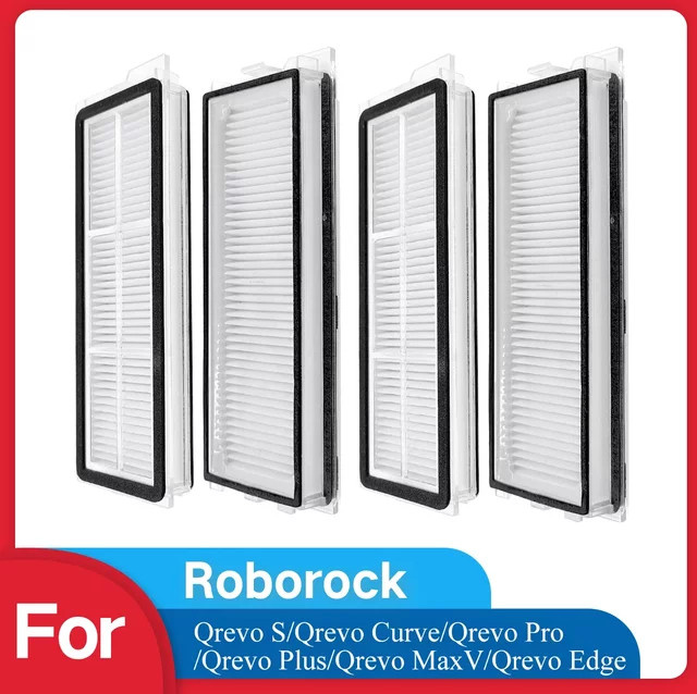 Roborock HEPA-Filter Ersatzfilter in Weiß für Qrevo S, Qrevo Curve, Qrevo Pro, Qrevo Plus, Qrevo MaxV und Qrevo Edge Roboter-Staubsauger - Bild 1