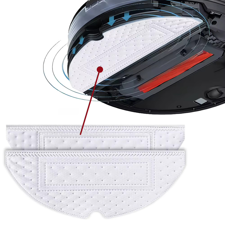 Roborock Einweg-Mopptuch in Weiß für Roboterstaubsauger T7S T7S Plus T8Plus S7 S7Max S7 MaxV Plus S7MaxV Ultra S70 S75 G10 G10S G10s Pro - Bild 2