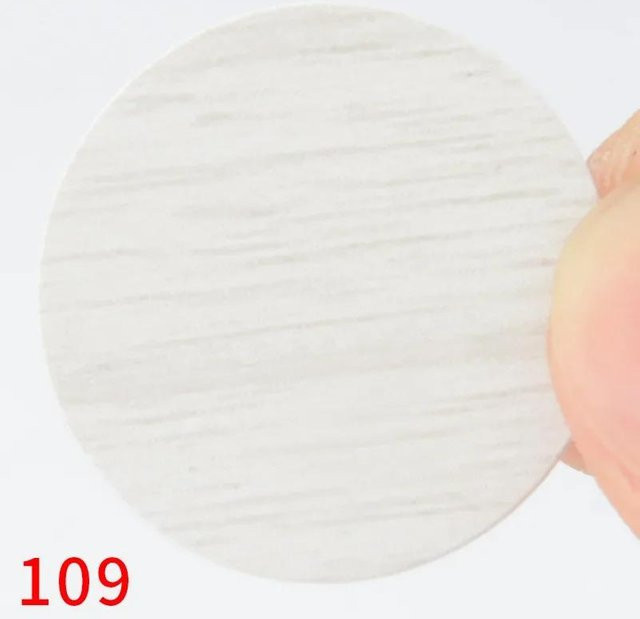 54 Stück selbstklebende Möbel Schraubenkappen Abdeckungen aus PVC in Weiß von Binchi Outdoor Product für Holz und Schränke - Bild 1