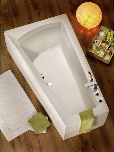 OTTOFOND Badewanne asymmetrisch in Weiß, B/T/H: 100 x 170 x 65,5 cm - Bild 2