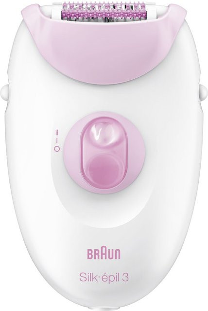 Braun Silk-épil 3 Epilierer, pink/weiß - Bild 1