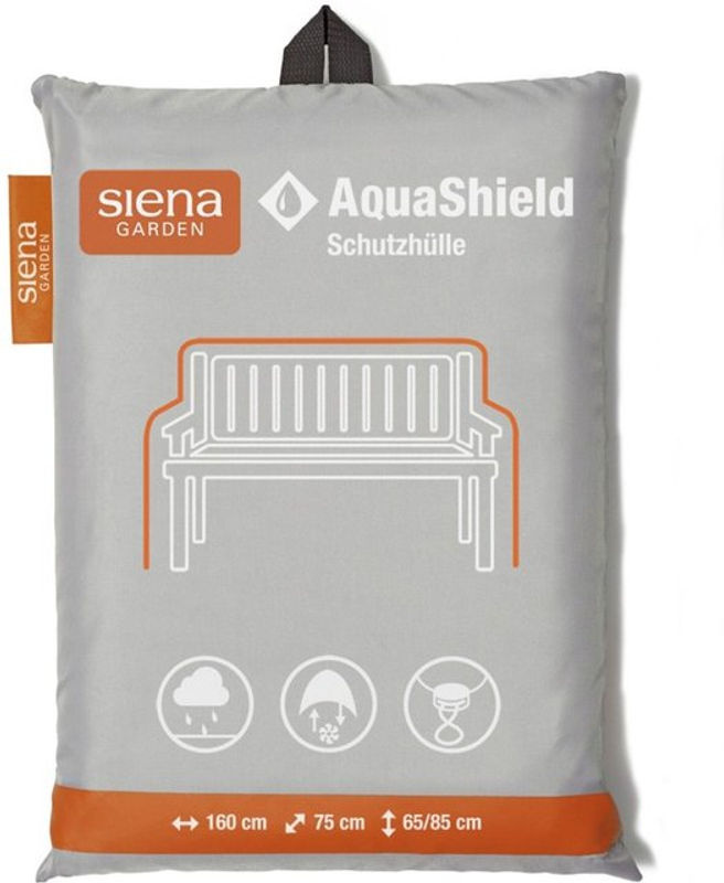Siena Garden AquaShield Schutzhülle für 3er Bank, Hellgrau, Breite: 160 cm, Tiefe: 75 cm, Höhe: 65-85 cm - Bild 2