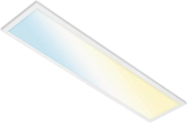 Brilo LED-Deckenleuchte Piatto S B-Smart Panel in Weiß, dimmbar mit Fernbedienung und Timer, 28 W - Bild 1