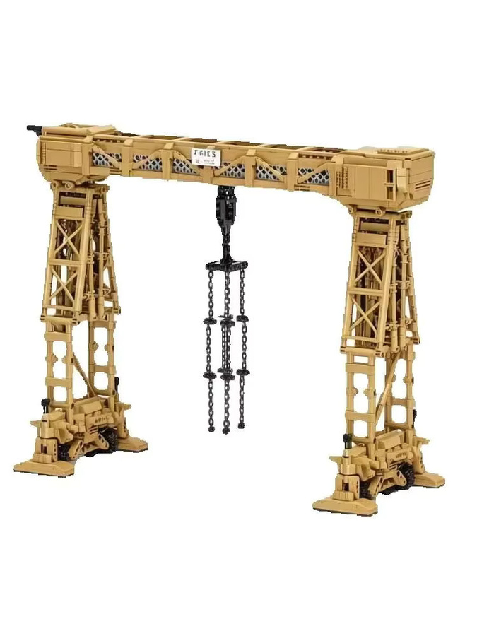 Doinbby Berühmtes Kriegsfluss-Gantry-Kran-Militärmodell, Bausteine, 2800 Teile - Bild 5