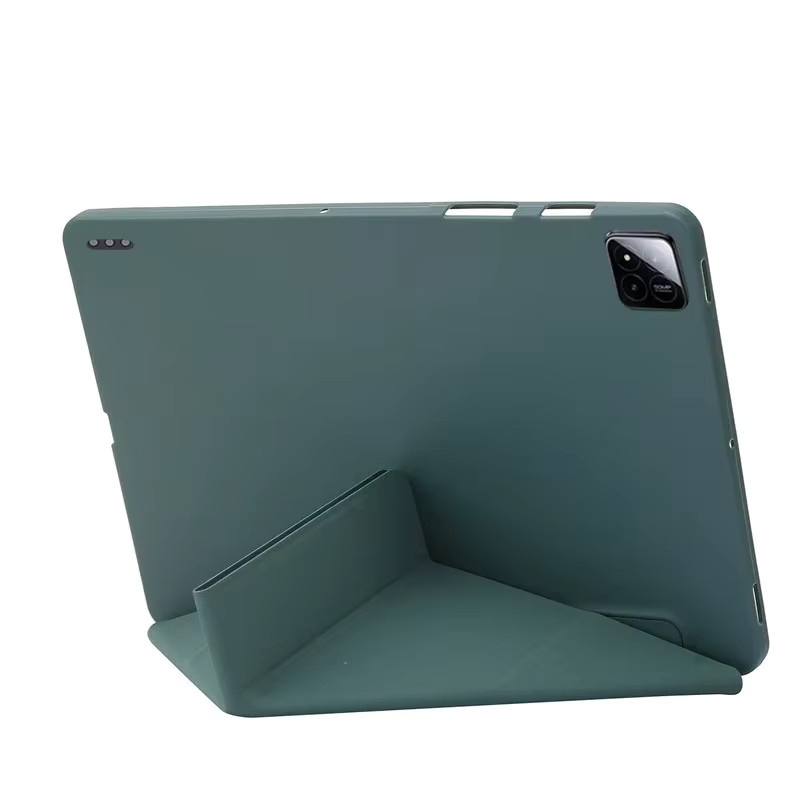 Xiaomi Tablet Hülle für Pad 8 Pro 11,2 Zoll aus PU-Leder mit Silikon und faltbarem Multi-Winkel-Ständer - Bild 3