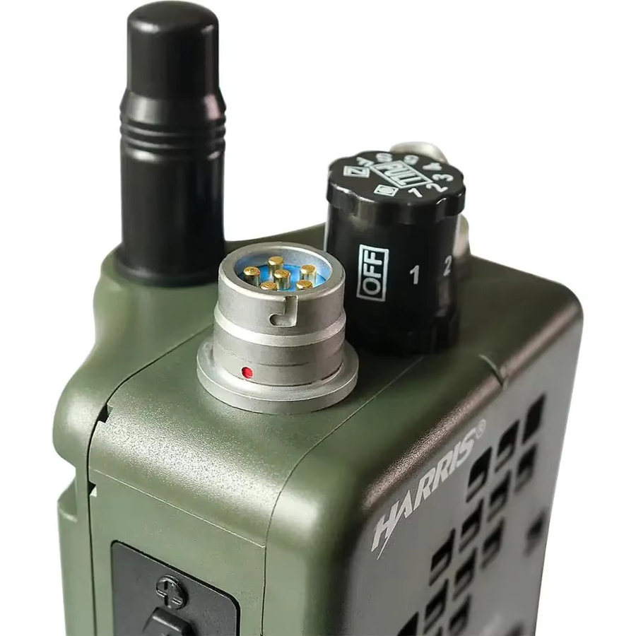 Hearing Tactical Kommunikationsgehäuse für AN/PRC 152 Harris Militärfunkgeräte, Modell Virtual PRC 152 für Tactical 6pin PTT, Farbe: Grün - Bild 3
