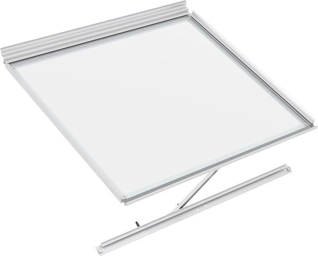 Vitavia Seitenfenster V für Gewächshäuser aus Aluminium in Silber mit 3 mm ESG-Glas, Breite: 59,5 cm x Höhe: 79,2 cm - Bild 1