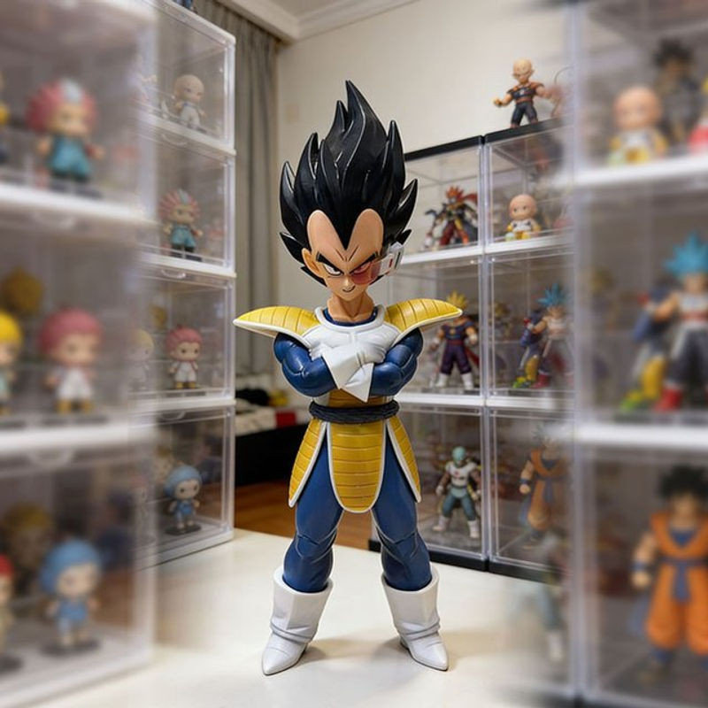 Bandai Dragon Ball Z Super Saiyan Vegeta Actionfigur aus PVC, mehrfarbig, Höhe: 24 cm - Bild 1
