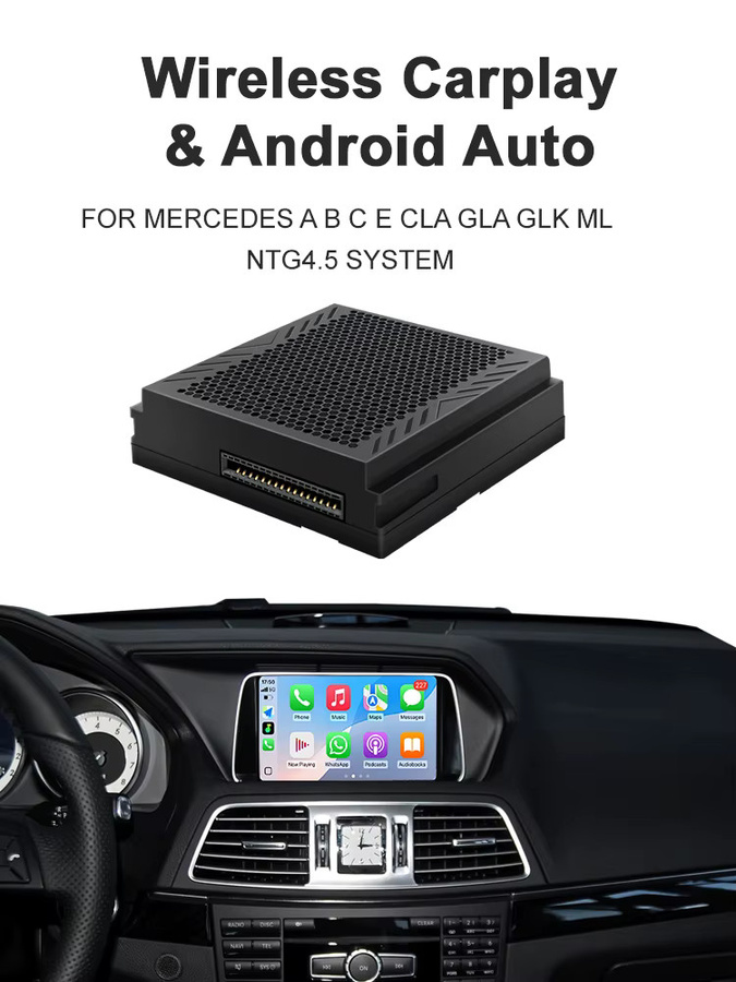 Becker Modul für Mercedes Benz NTG4.5 mit Android Auto und drahtlosem CarPlay in Schwarz - Bild 6
