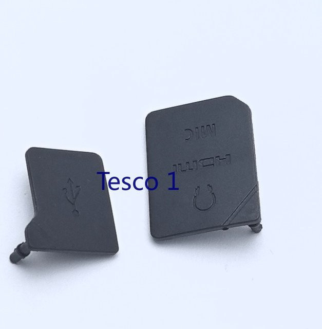 Nikon Zf Ersatzteil Gummi-Unterabdeckung für USB, HDMI und Mikrofon in Schwarz - Bild 1