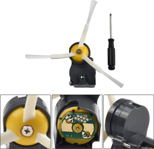 Seitenbürsten-Motor-Modul für iRobot Roomba i7, e5 und e6 Saugroboter Ersatzteil, Multicolor - Bild 1