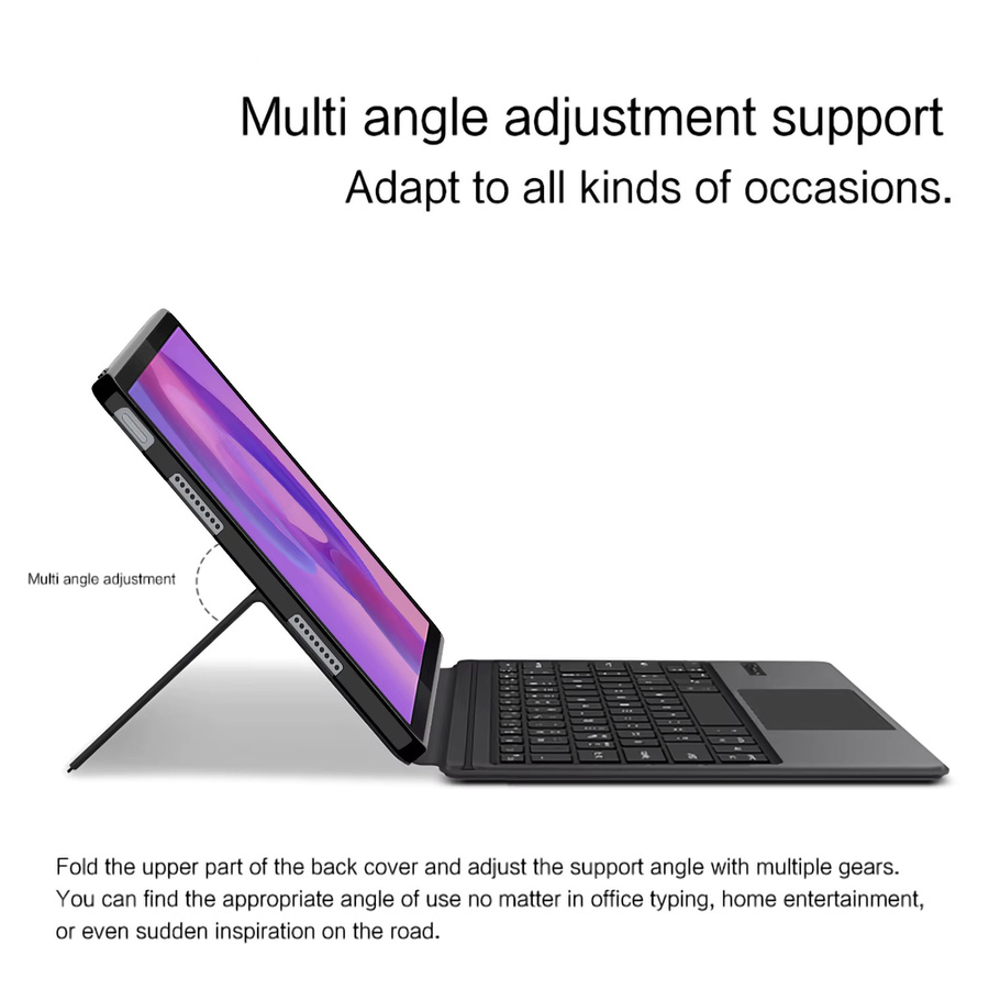 Lenovo Trackpad-Tastaturhülle für Idea Tab Pro 12,7 Zoll TB-373FU und Xiaoxin Pad Pro 12,7 Zoll TB-375FC 2025, Schwarz - Bild 3