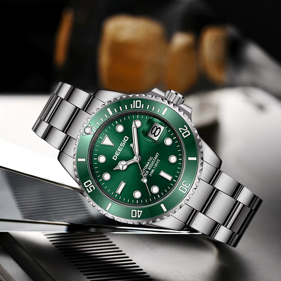 Deesio Armbanduhr Automatik, Edelstahl, Saphirglas, Herren - Bild 2
