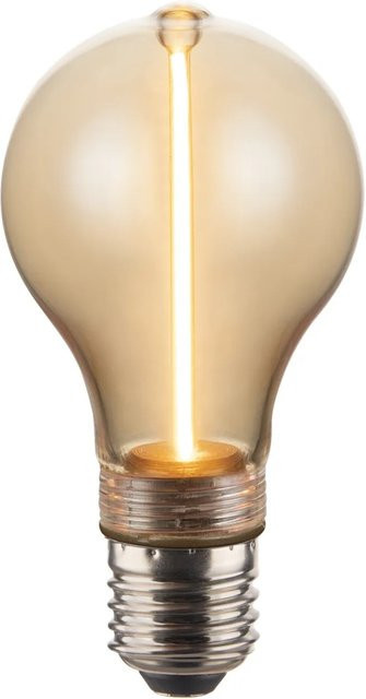 LUXULA LED Filament Leuchtmittel LINE E27 Dimmbar Warmweiß Bernstein Gold Glas - Bild 1