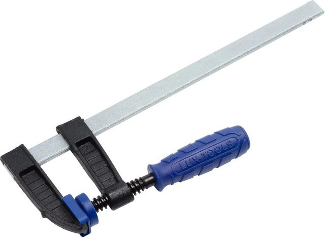 LUX-TOOLS Schraubzwinge Classic in Silber aus Stahl, Öffnungsweite: 200 mm, Breite: 50 mm - Bild 1