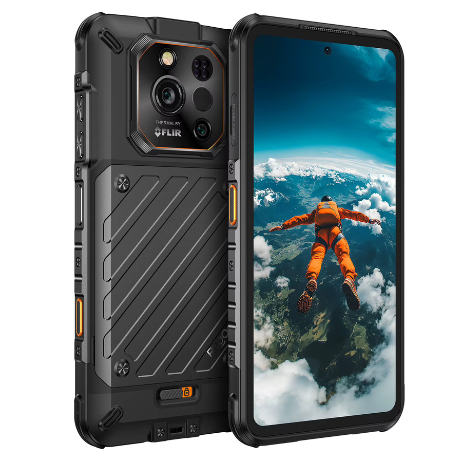 Ulefone RugOne Xever 7 Pro 5G Robustes Smartphone mit Wärmebildgebung, Android 15, 512 GB ROM, 12 GB RAM, 6,67 Zoll 120 Hz AMOLED, NFC, 5500 mAh und 64 MP Nachtsichtkamera, Schwarz - Bild 5