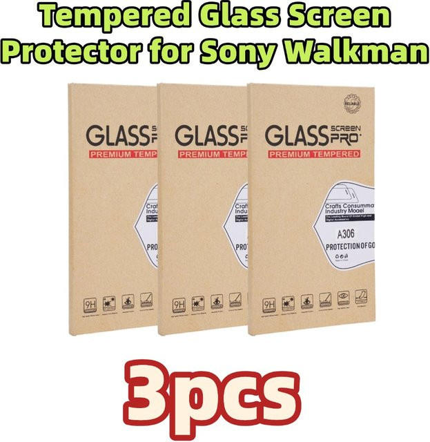 Sony Displayschutzfolie aus gehärtetem Glas für die Walkman NW-A300 Serie NW-A306 NW-A307, transparent - Bild 1