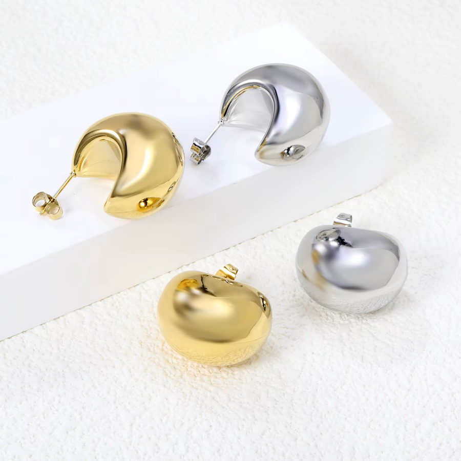 LUXUSTEEL Ohrstecker Edelstahl, Kinder - Bild 1