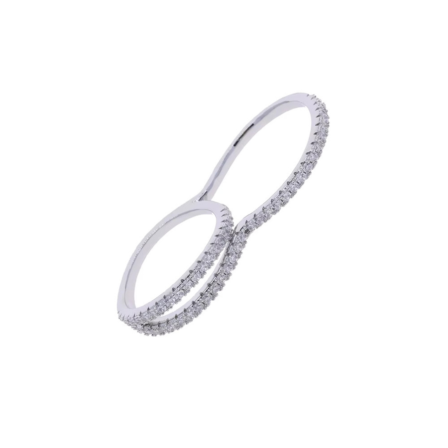 ATJMLADY Ring, Zirkonia, Damen, minimalistisch - Bild 2