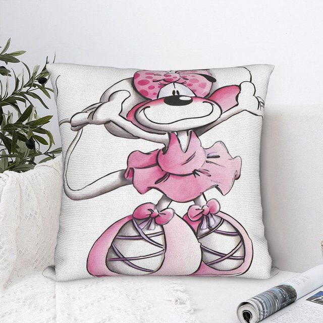 Potdemiel Diddl Diddlina Kissenbezug mit Cartoon-Motiv, quadratisch, Multicolour, Breite: 30,0 cm - Bild 1