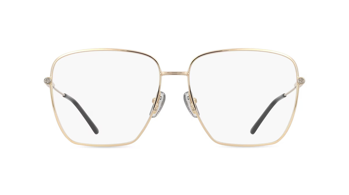 Gucci GG1414O Korrektionsbrille, Vollrand, Quadratisch, Metall, Gold, Unisex - Bild 1