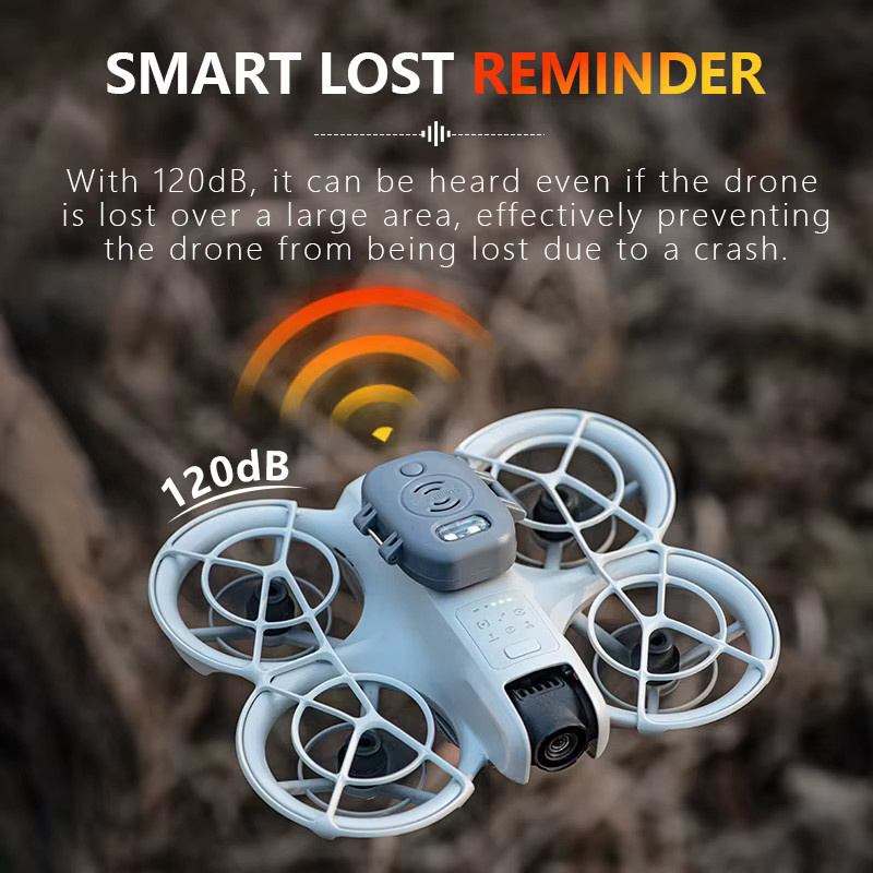 STARTRC NEO Alarm Tracker für DJI NEO Drone Zubehör in Grau zur Vermeidung von Verlusten mit iPhone Kompatibilität - Bild 2