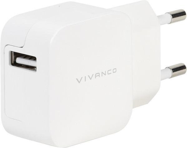 Vivanco USB Charger 2.4A mit Smart IC, weiß - Bild 1