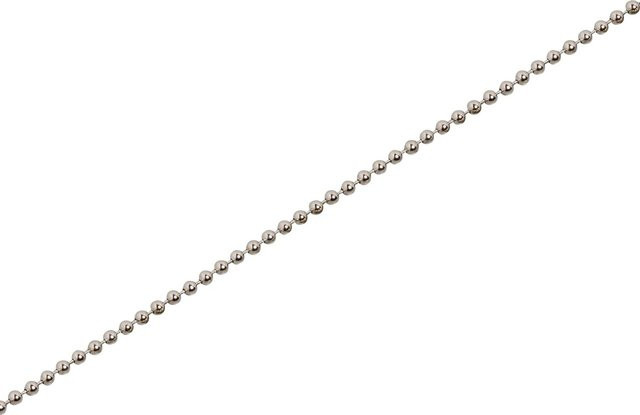 Verzinkte Knotenkette aus Stahl in Silber, Durchmesser: 1,8 mm, Meterware - Bild 1