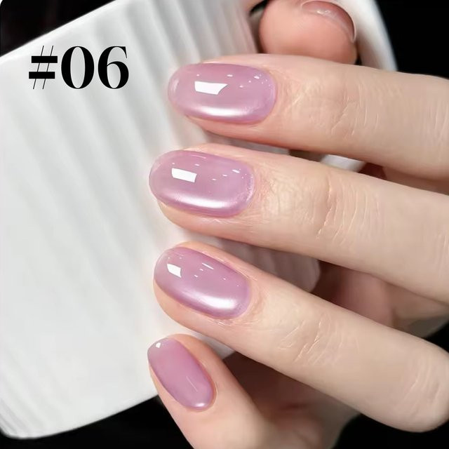 MIANEL Pink Series Katzenauge Gel-Nagellack, Rosa, 10 ml - Bild 1