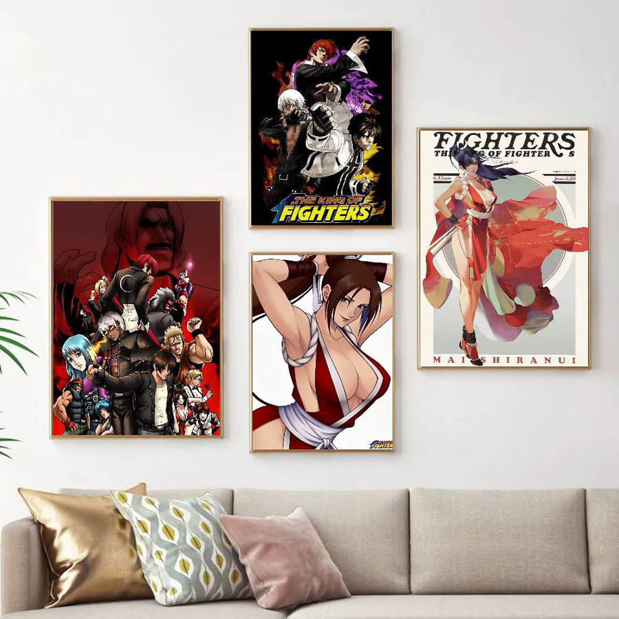 Vintage Poster The King Of Fighters Klassische Kunstwerke auf Papier in White und Multicolour - Bild 2