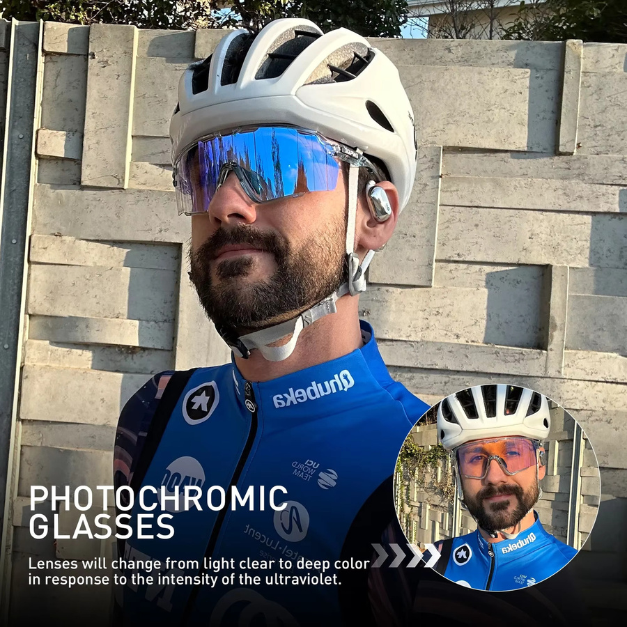 KAPVOE Sportsonnenbrille, Männer, Kunststoff, Photochrome - Bild 2