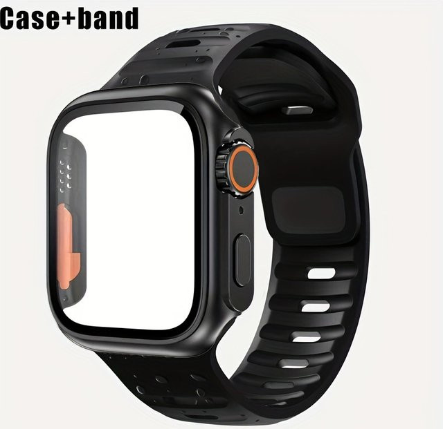 NEY Silikonarmband mit Hülle, Schwarz, Unisex - Bild 1