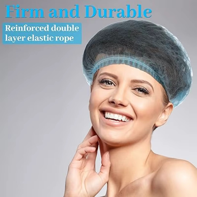 INMAICH Bouffant Caps Einweg Haarnetze, 100 Stück, Unisex - Bild 2
