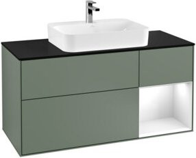 V&B Waschtischunterschrank Finion in Platinbraun Matt Lack, Breite: 120 cm, Tiefe: 50,1 cm, Höhe: 50,1 cm - Bild 1