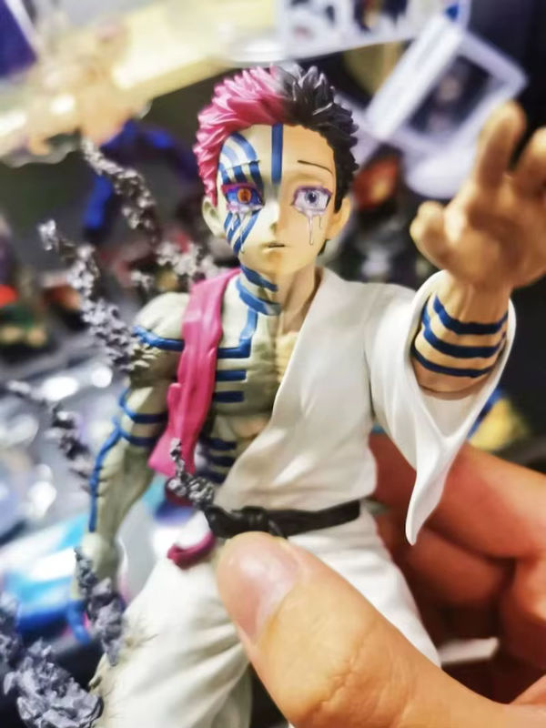 Demon Slayer Akaza Hakuji Anime Actionfigur aus PVC, mehrfarbig, Höhe: 13 cm - Bild 4