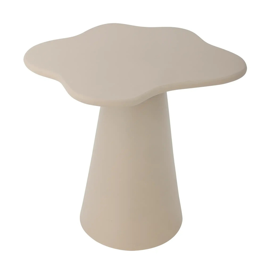 Bloomingville Beistelltisch Soller aus Aluminium in Beige mit runden Formen - Bild 1
