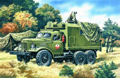 ICM ZIL-157 Command Vehicle, Fahrzeug, 1:72, Grün - Bild 1