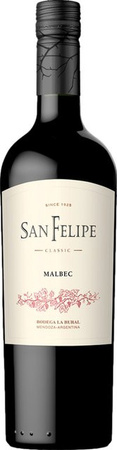 San Felipe Malbec Classic, trocken, Rotwein, 2025, 0,75 l