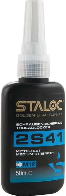 Staloc Schraubensicherung 2S41 Mittelfest Blau bis M12 250 ml - Bild 1