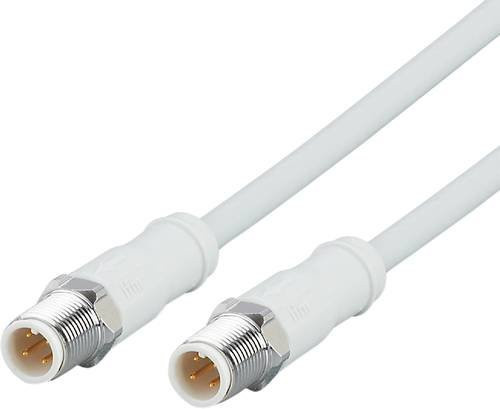 ifm Electronic Verbindungsleitung EVF531 mit geradem Stecker, 4-polig, weiß, Länge: 2 m - Bild 1