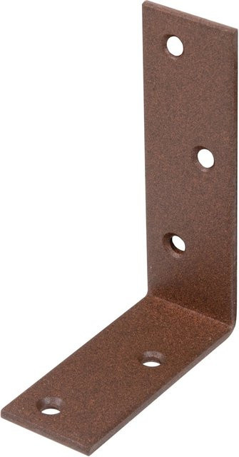 GAH Alberts Duravis Balkenwinkel ungleichsch anschließend rostbraun Duplexbeschichtet B/H/T: 7,5 x 10 x 3 cm - Bild 1