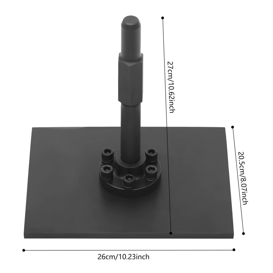 Elektrischer Vibrationsplattenverdichter aus 40 CR-Stahl in Schwarz für die Verdichtung von Boden, Kies und Sand - Bild 2