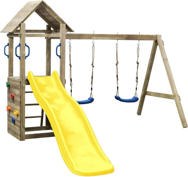 SwingKing Spielturm Maria Gelb B: 295 cm, T: 160 cm, H: 210 cm - Bild 1