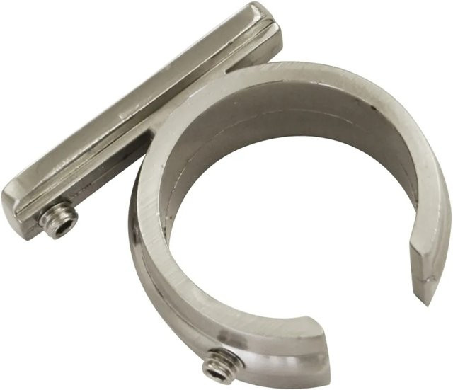 Gardinia Ring Adapter Windsor für Universal Träger Ø 25 mm in Edelstahl-Optik Silber - Bild 1