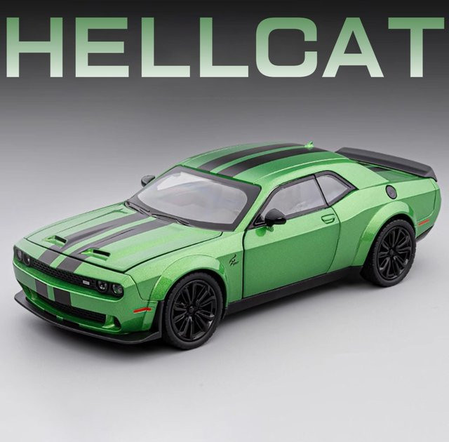 Platinum Challenger SRT Hellcat Dämonenaugen, Modellauto, 1:22, Metall, Licht und Sound - Bild 1