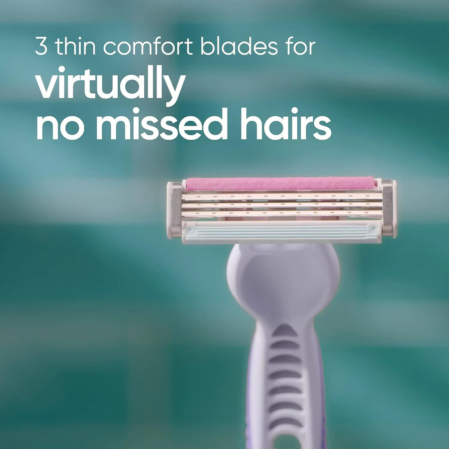 Gillette Venus Simply Rasierer für Damen, 1 Griff + 3 Klingen - Bild 3