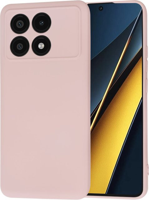 Techsuit SoftFlex Schutzhülle für Xiaomi Poco X6 Pro in Rosa - Bild 1