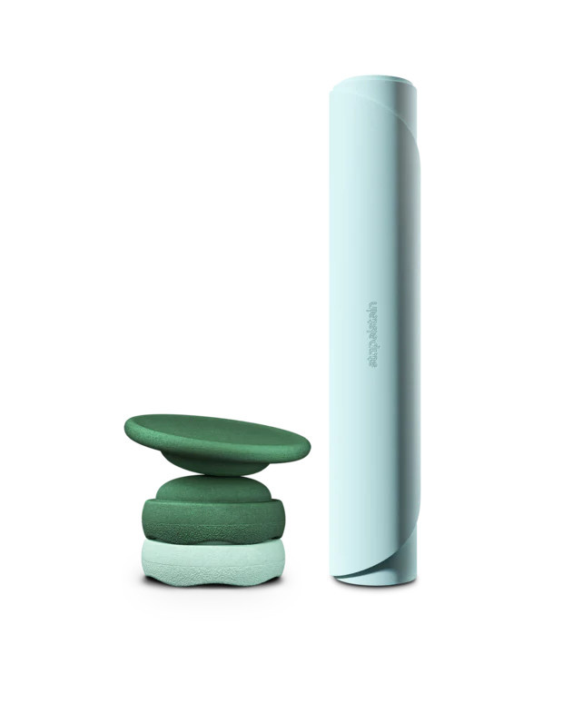 Stapelstein Fitness Bundle Balance in Grün und Blau - Bild 1