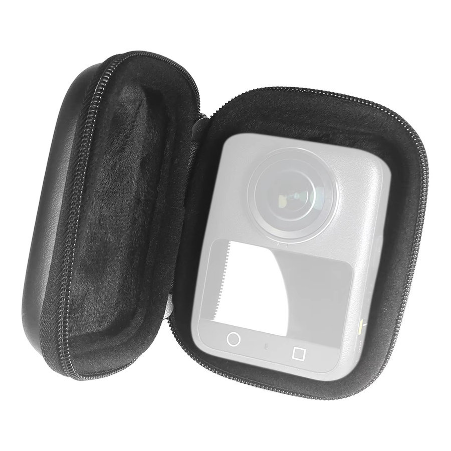 Stoßfeste Mini-Aufbewahrungstasche für DJI OSMO 360 in Schwarz aus EVA und PU - Bild 3
